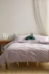Urban Outfitters Lacey Bows Duvet Cover In Evening Haze At  In Neutral