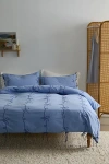 Urban Outfitters Lacey Bows Duvet Cover In Hydrangea At  In Blue
