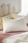 Urban Outfitters Lacey Bows Sham Set In Ivory At  In White