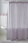 Urban Outfitters Lacey Bows Shower Curtain In Evening Haze At