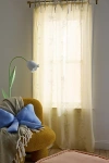 Urban Outfitters Lacey Bows Window Panel In Bright Yellow At
