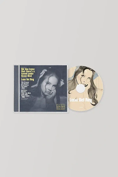 Urban Outfitters Lana Del Rey - Did You Know That There's A Tunnel Under Ocean Blvd Cd In Silver At  In Multi