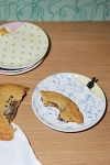 Urban Outfitters Lana Dessert Plate In Hiding Cat At  In Blue