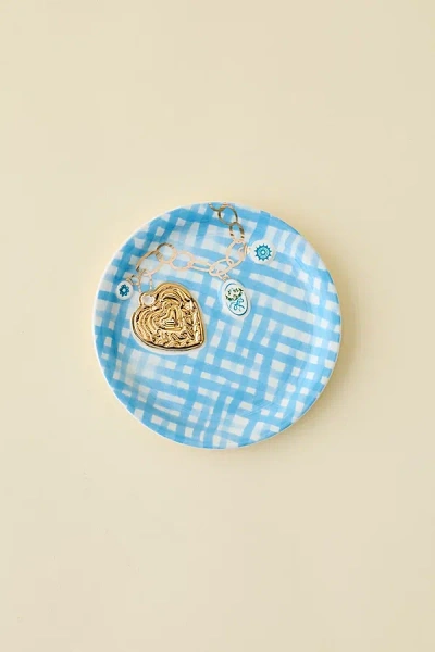 Urban Outfitters Lana Patterned Dessert Plate In Locket At  In Blue