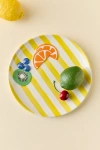 Urban Outfitters Lana Patterned Dinner Plate In Fruit At