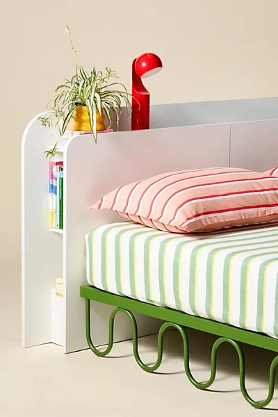 Urban Outfitters Layered Queen Storage Headboard In White At