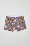 Urban Outfitters Lazy Garfield Boxer Brief In Purple, Men's At  In Purple