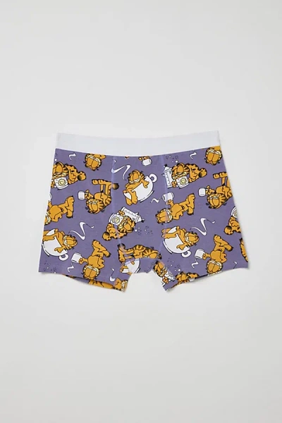 Urban Outfitters Lazy Garfield Boxer Brief In Purple, Men's At