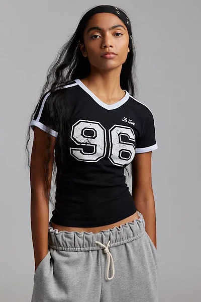 Urban Outfitters Le Sport Baby Tee In Black At