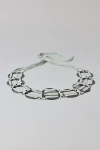 Urban Outfitters Leather Circle Rope Belt In Bone, Women's At  In Metallic