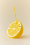 Urban Outfitters Lemon Shaped Tumbler Sipper Cup In Lemon Yellow At
