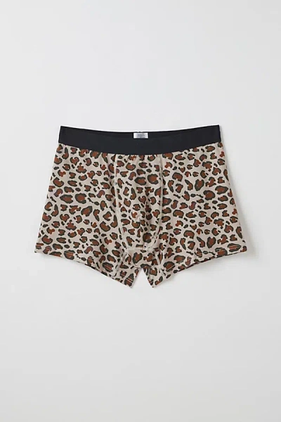 Urban Outfitters Leopard Print Boxer Brief In Leopard, Men's At