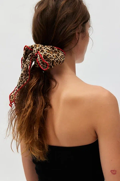 Urban Outfitters Leopard Print Headscarf In Leopard Print, Women's At