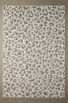 Urban Outfitters Leopard Printed Rug In Grey At