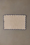 Urban Outfitters Lily Scalloped Edge Jute Rug In Blue At