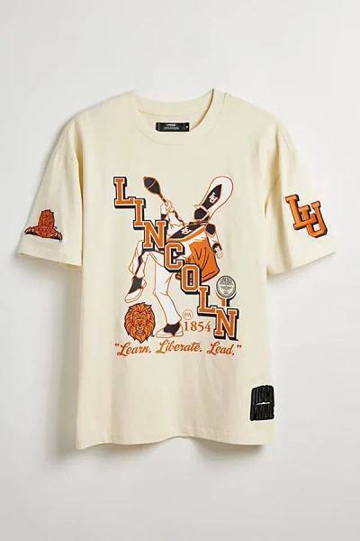 Urban Outfitters Lincoln University Uo Exclusive Drum Major Tee In Cream At
