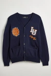 URBAN OUTFITTERS LINCOLN UNIVERSITY UO EXCLUSIVE VARSITY CARDIGAN IN NAVY AT URBAN OUTFITTERS
