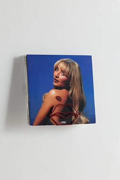 Urban Outfitters Lip Shaped Iron Vinyl Record Shelf In Red At  In Blue