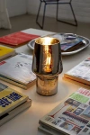 Urban Outfitters Little Glass Table Lamp In Chrome At  In Gold
