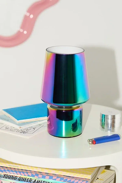 Urban Outfitters Little Glass Table Lamp In Silver At