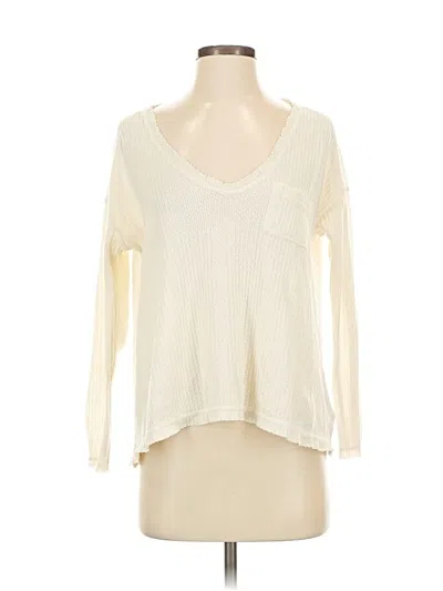 Pre-owned Urban Outfitters Long Sleeve T-shirt In White