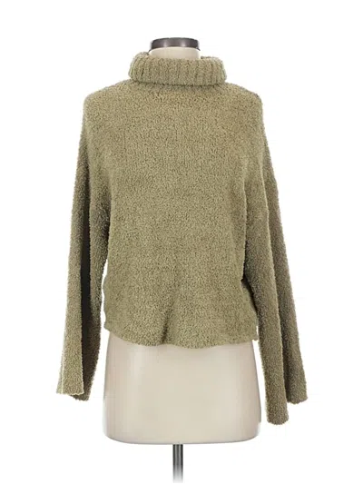 Pre-owned Urban Outfitters Long Sleeve Top Green Turtleneck Tops