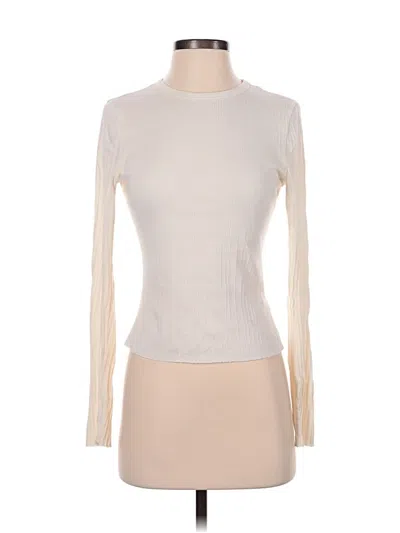 Pre-owned Urban Outfitters Long Sleeve T-shirt In Ivory