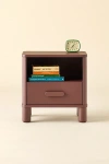 Urban Outfitters Luca Storage Nightstand In Plum At  In Brown
