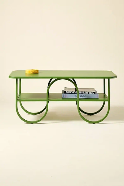 Urban Outfitters Lucie Squiggle Iron Coffee Table In Green At