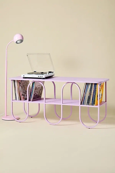 Urban Outfitters Lucie Squiggle Iron Storage Console In Lilac At