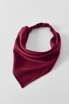 Urban Outfitters Luna Essential Slip-on Headscarf In Maroon, Women's At  In Burgundy