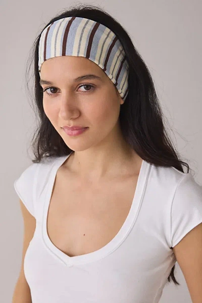 Urban Outfitters Luna Striped Wide Headband In Blue, Women's At  In Multi