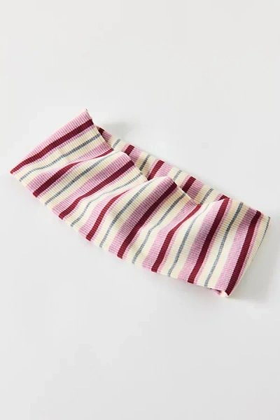 Urban Outfitters Luna Striped Wide Headband In Pink, Women's At