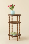Urban Outfitters Lys Round 3-tier Side Table In Brown At