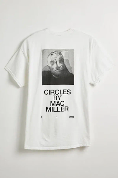 Urban Outfitters Mac Miller Circles Tee In White, Men's At