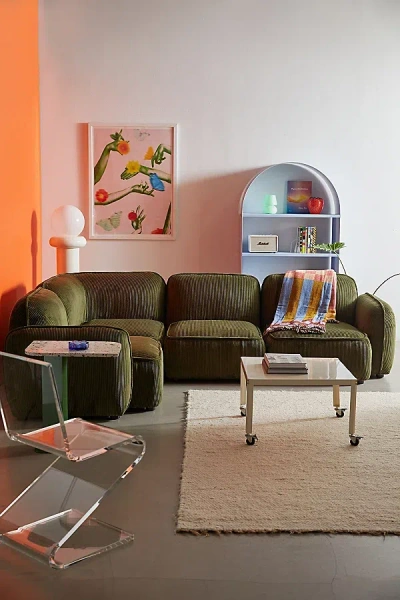 Urban Outfitters Macy Modular Sofa In Green At