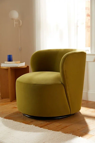 Urban Outfitters Maddie Swivel Chair In Green At