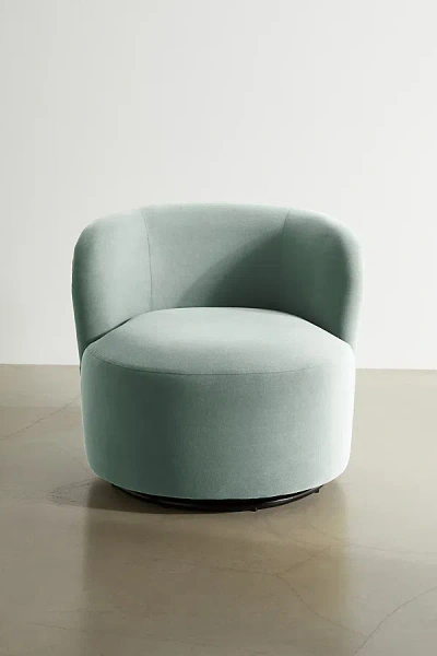 Urban Outfitters Maddie Swivel Chair In Light Blue At