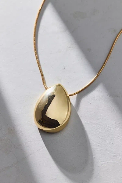 Urban Outfitters Maisie Gold Metal Pendant Necklace In Gold, Women's At