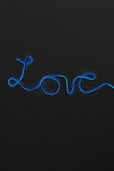 Urban Outfitters Make Your Own Neon Light Kit In Blue At  In Black
