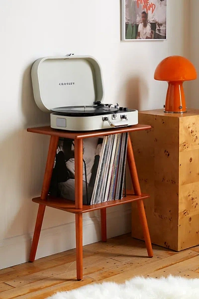 Urban Outfitters Manchester Record Player Storage Stand In Brass