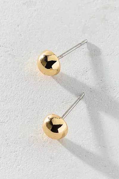 Urban Outfitters Manhattan 14k Gold-plated Stud Earring In Gold, Women's At