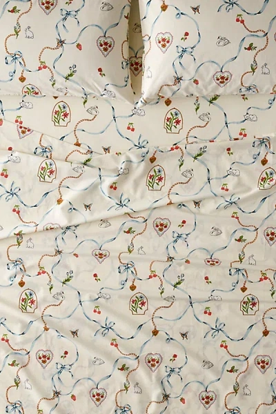 Urban Outfitters Mariya Icon Pattern Sheet Set In White At