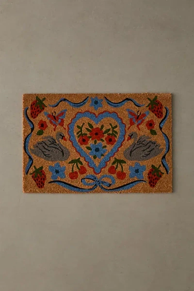 Urban Outfitters Mariya Swan Doormat At  In Brown