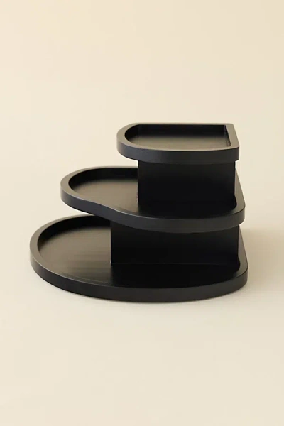 Urban Outfitters Marlowe 3-tier Jewelry Storage Box In Black At