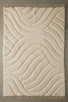 URBAN OUTFITTERS MARLOWE CARVED HILO TUFTED RUG IN CREAM AT URBAN OUTFITTERS