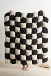 Urban Outfitters Marshmallow Cloud Fleece Throw Blanket In Black/white At