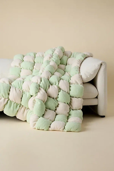 Urban Outfitters Marshmallow Cloud Fleece Throw Blanket In Sage At  In Green