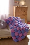 Urban Outfitters Marshmallow Cloud Fleece Throw Blanket In Violet At  In Multi