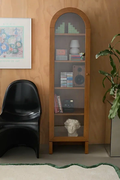 Urban Outfitters Mason Curio Cabinet In Acorn At  In Brown